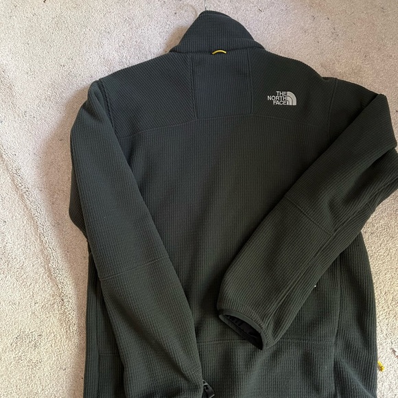 North Face Men's Zippered Thermal Dot Knit Fleece Jacket - Picture 4 of 6